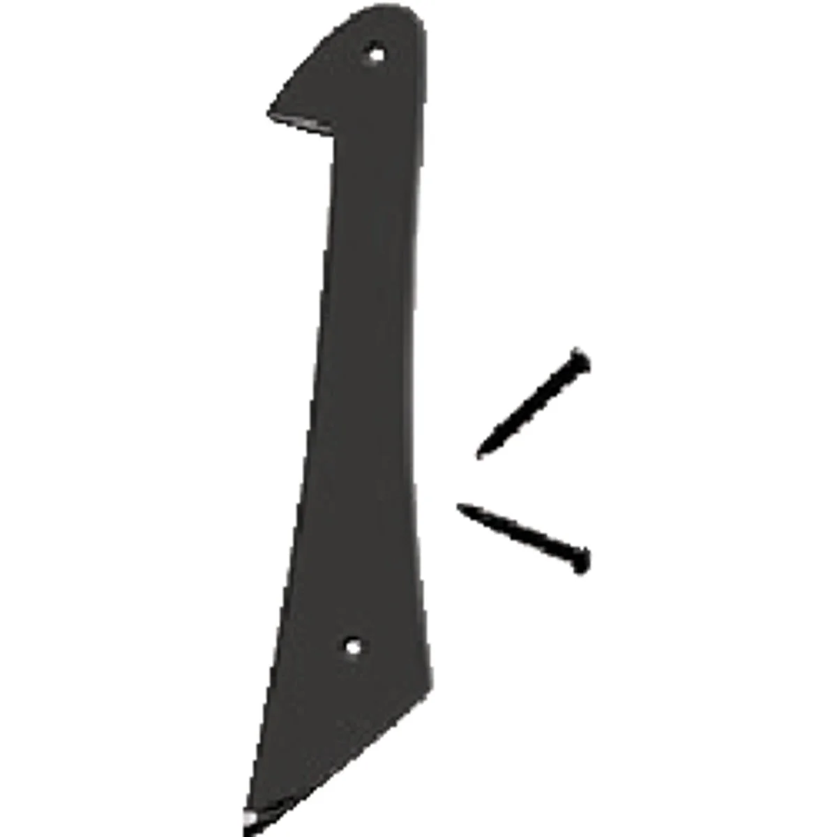 Trusted Hy-Ko 4 In. Satin Black Number 1 Modern