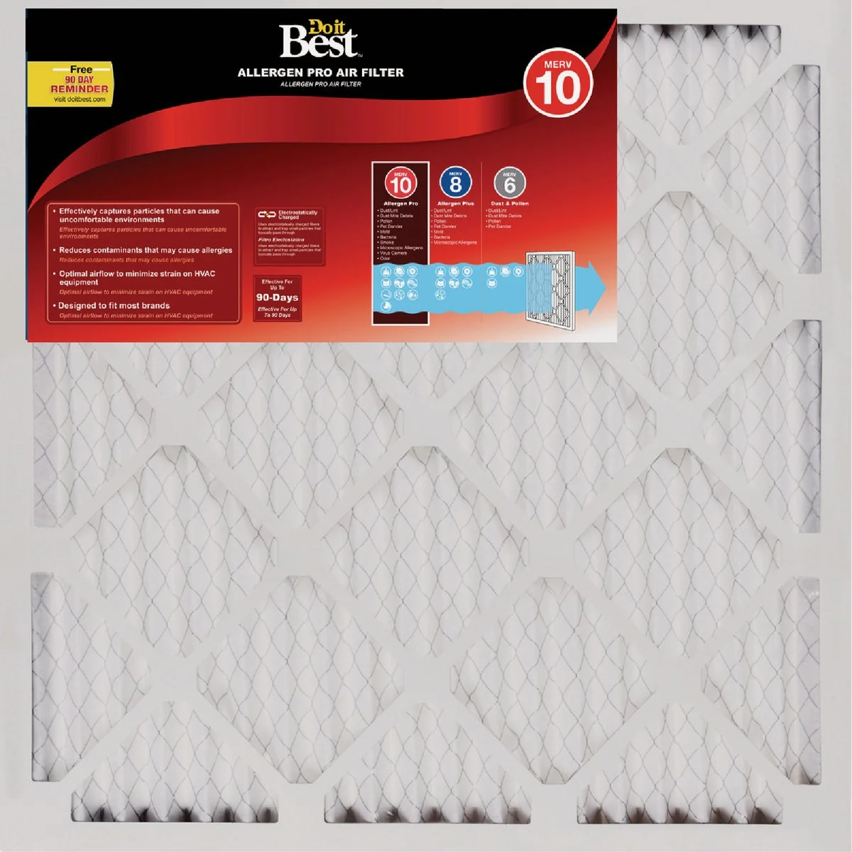 Recyclable Do it 14 In. x 20 In. x 1 In. MERV 10 Furnace Filter Prestigious