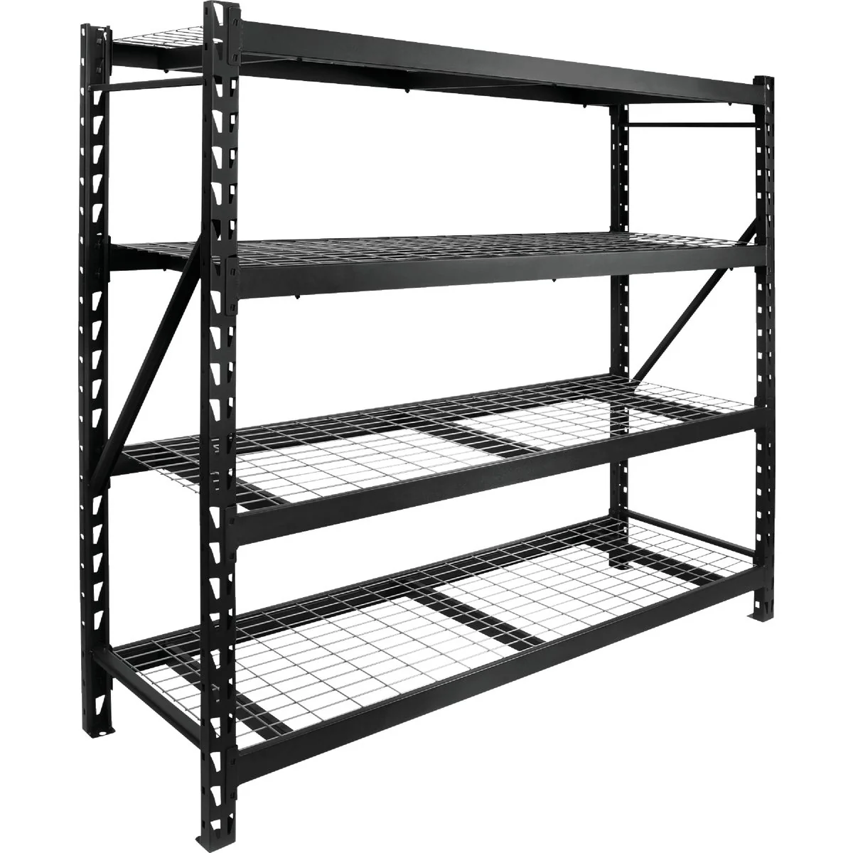 Organic Channellock 77 In. Heavy Duty Metal Shelving Premium Material