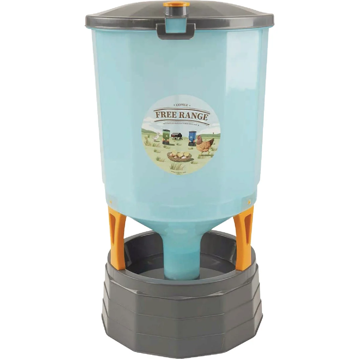 Smooth Stromberg’s 12 Gal. Blue Silo Waterer Recyclable