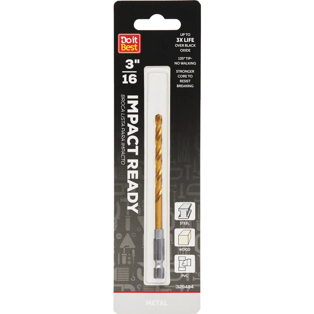 Exclusive Do it 3 16 In. Impact Ready Drill Bit Functional