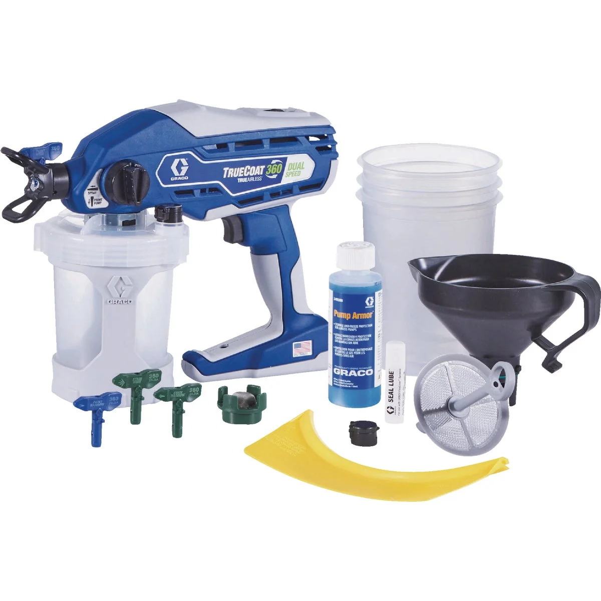 Modern Graco TrueCoat 360 Dual Speed Handheld Airless Paint Sprayer Breathable