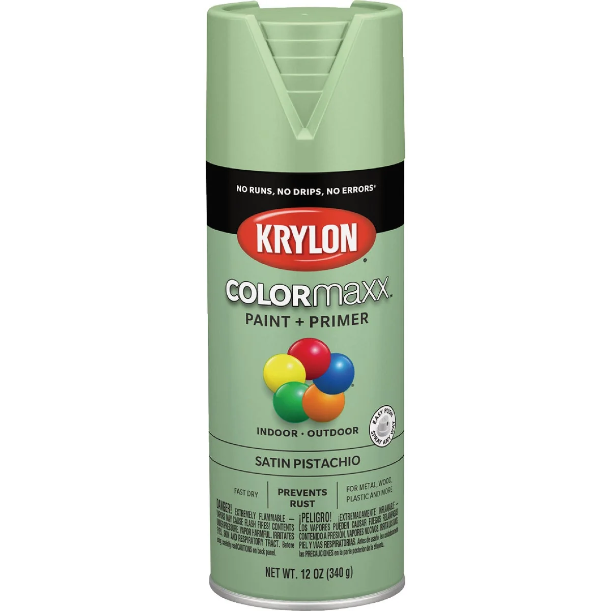 Environmentally Friendly Krylon ColorMaxx 12 Oz. Satin Spray Paint Pistachio Selected