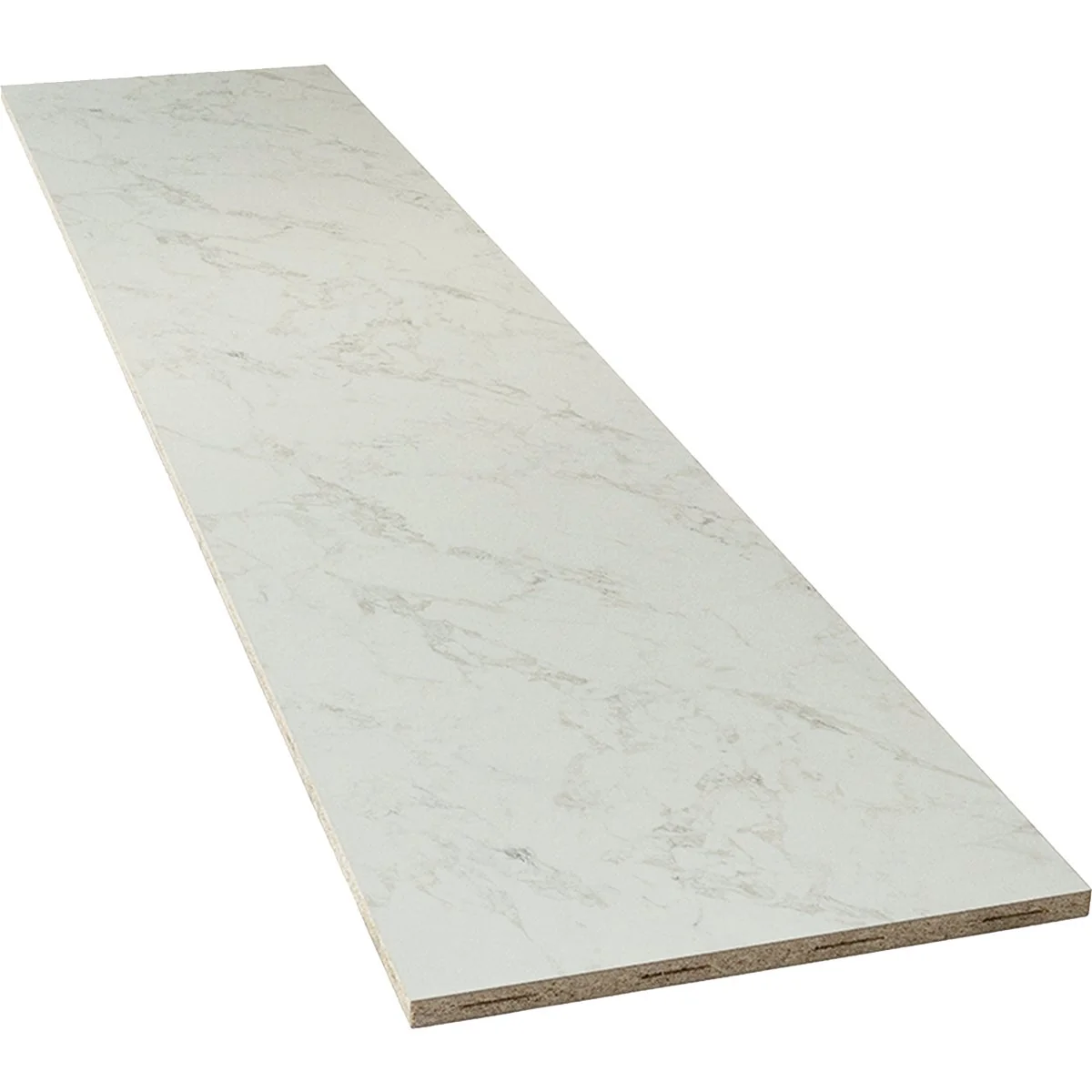 Powerful VT Industries Stretta 10 Ft. White Marble Backsplash Panel Official