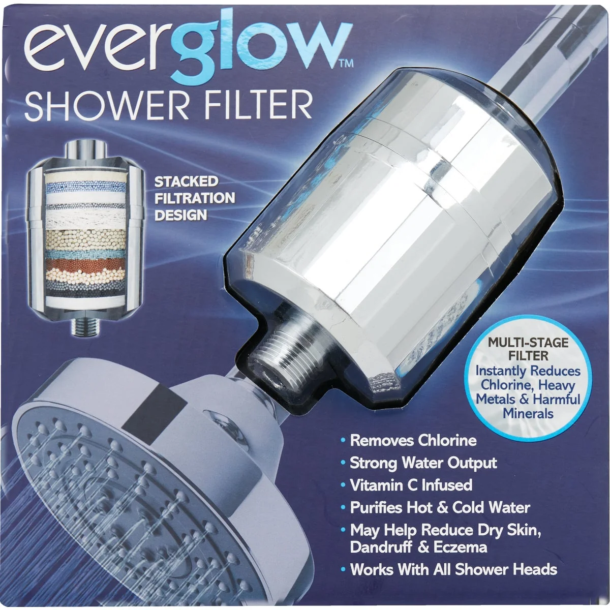 World-Class EverGlow Shower Filter System Pure