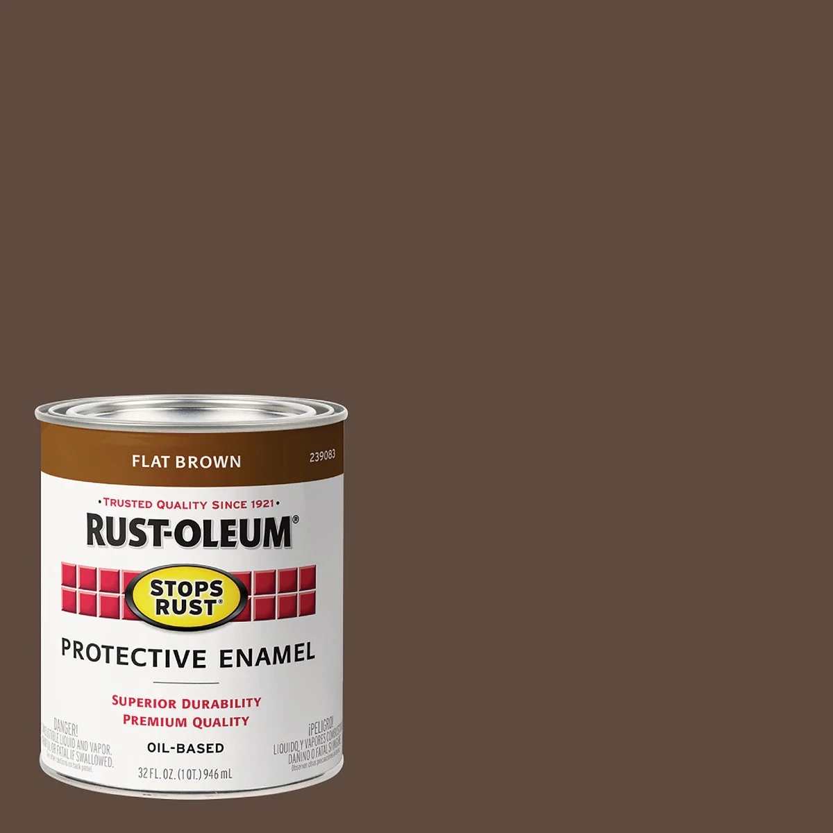 Verified Rust-Oleum Stops Rust Flat Rust Control Enamel Paint Brown 1 Qt. Carefully Designed
