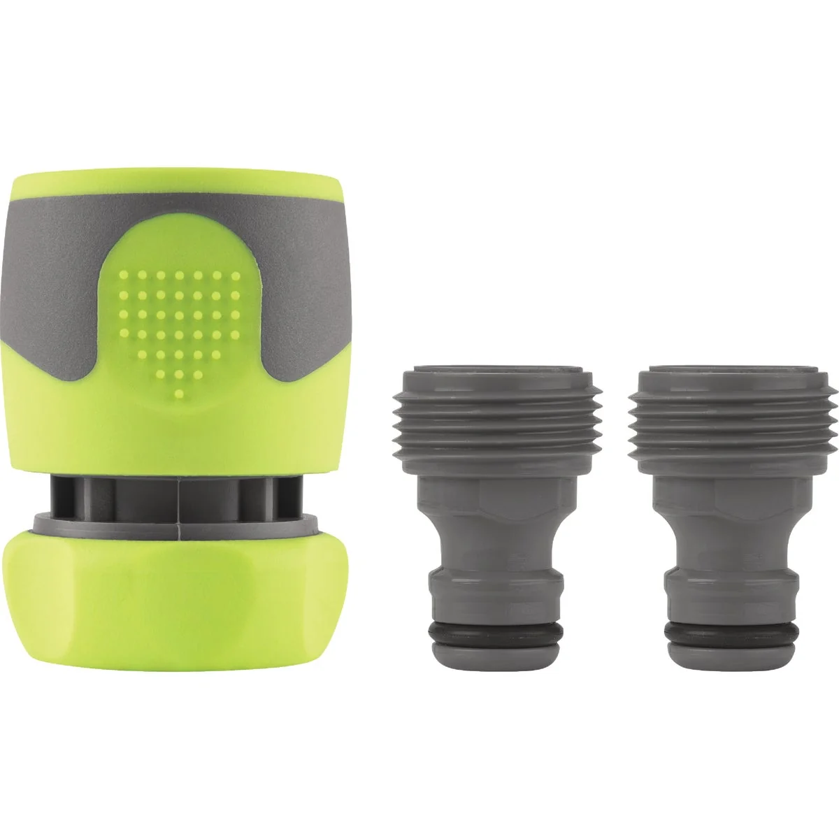 Verified Flexzilla Standard Garden Hose Quick-Connect Coupler Plug Kit ZillaGreen 3-Piece Premium Material