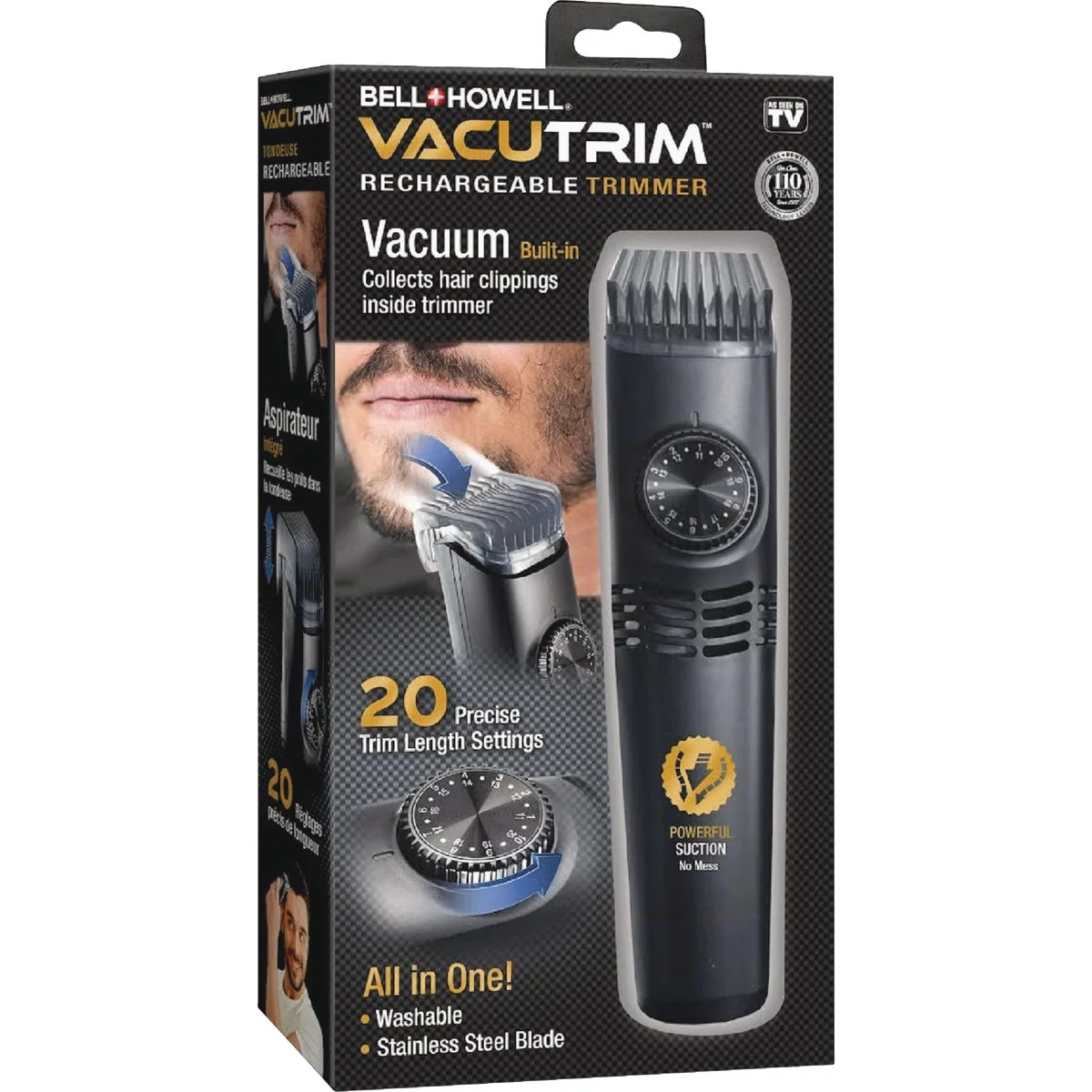 Responsible Bell Howell VacuTrim Rechargeable Trimmer Elite
