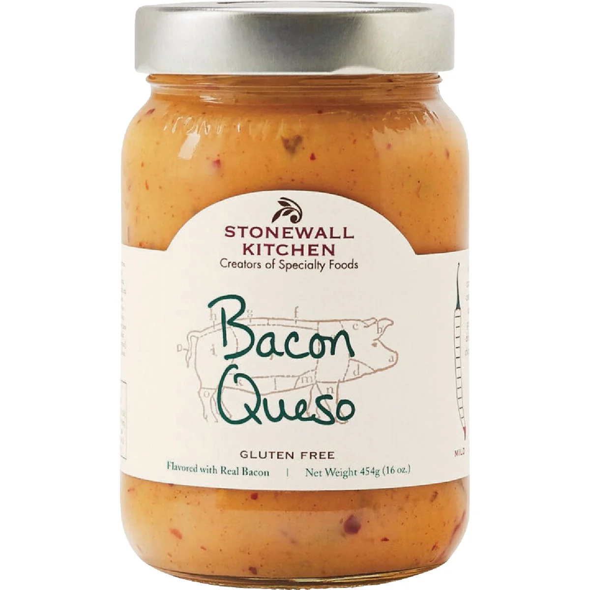 Reusable Stonewall Kitchen 16 Oz. Bacon Queso Fine