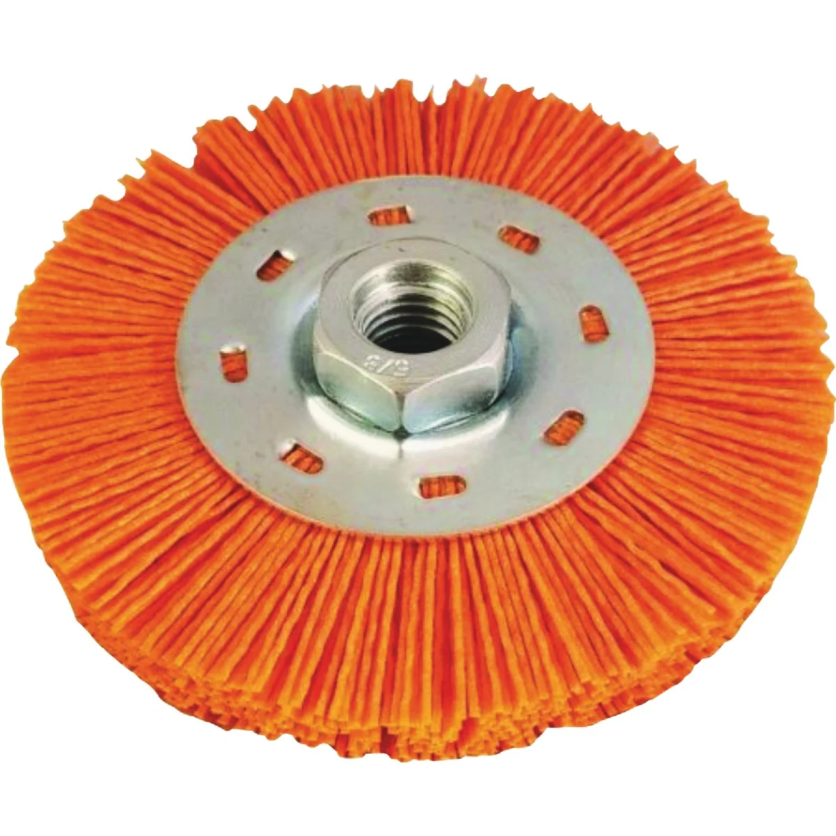 Lightweight Dico Nyalox 4-1 2 In. 5 8 In.-11 Medium Orange Angle Grinder Wheel Brush Healthy