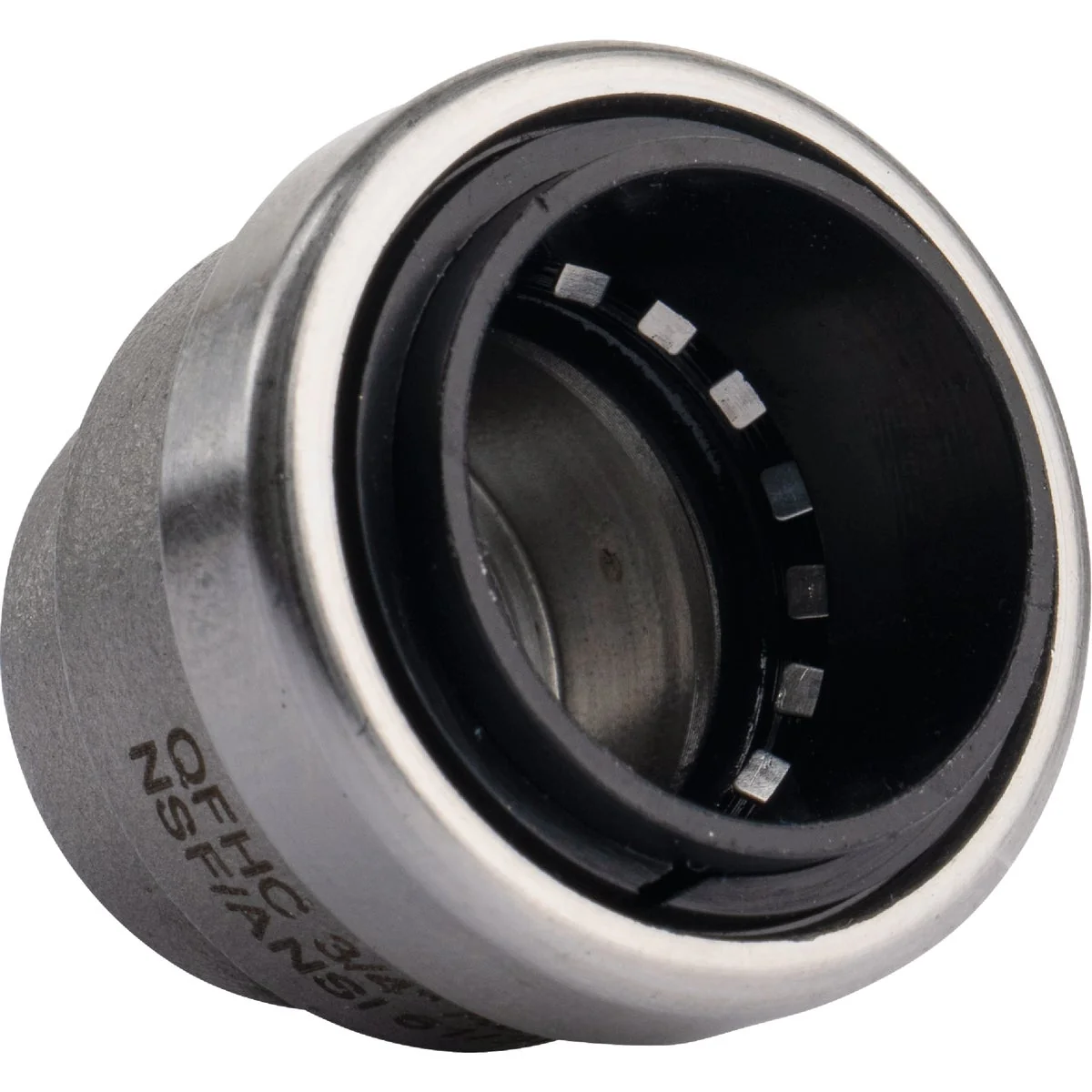 Exceptional QuickFitting 3 4 In. Push-to-Connect Stainless Steel Push Cap End Stop Easy-to-Use