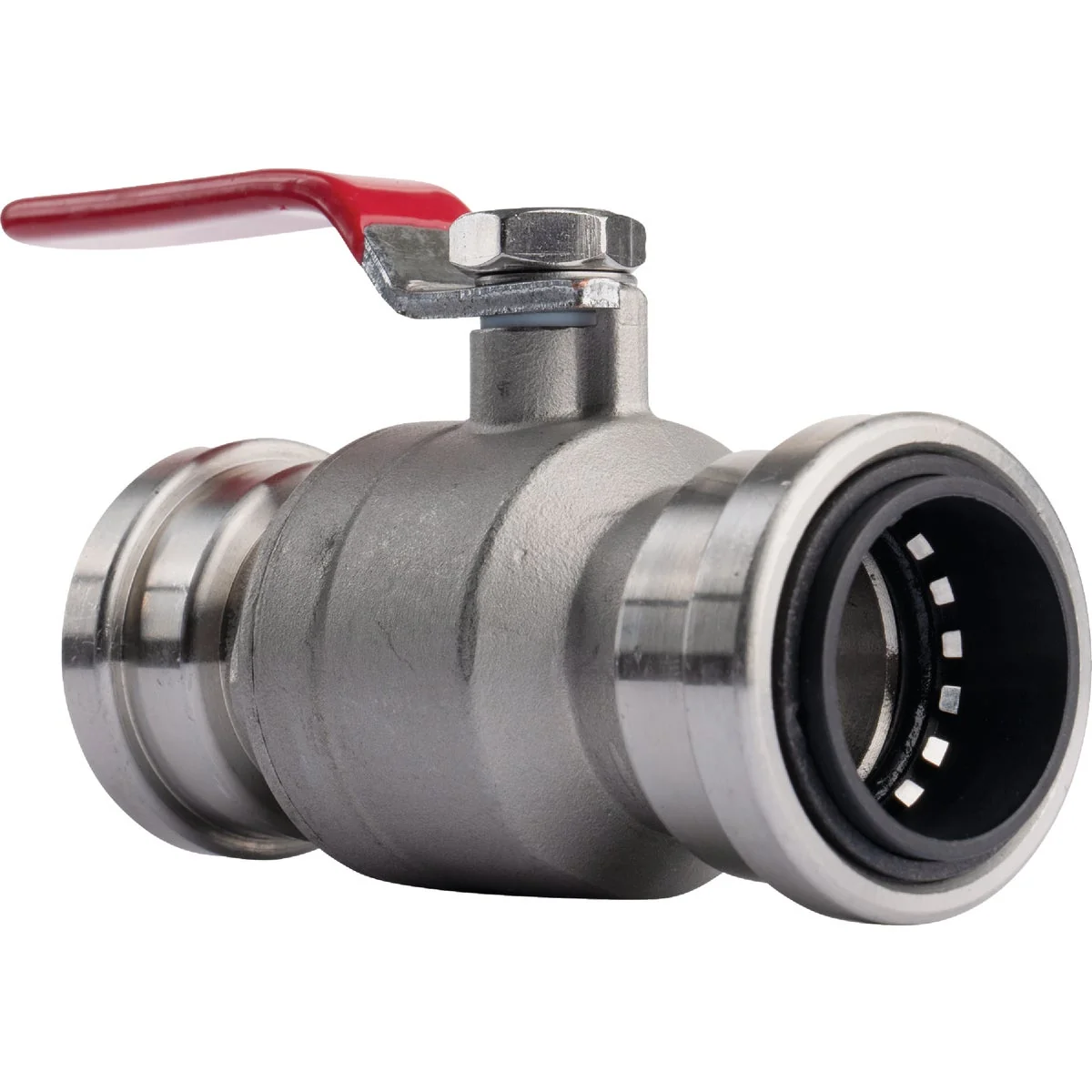 Exceptional QuickFitting 1 In. Push-to-Connect Stainless Steel Full Port Ball Valve Genuine