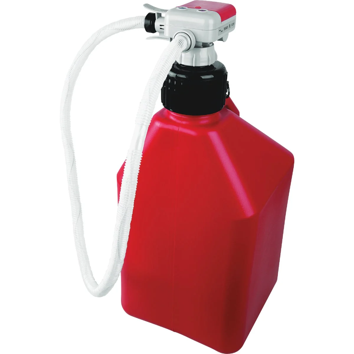 Specialty Tera Pump Battery Powered Fuel Transfer Pump with XL Hose and 4th U-Jug Adapter Natural