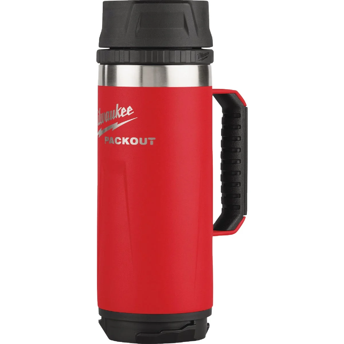 Top-Quality Milwaukee PackOut 18 Oz. Red Insulated Mug with Sip Lid Exceptional
