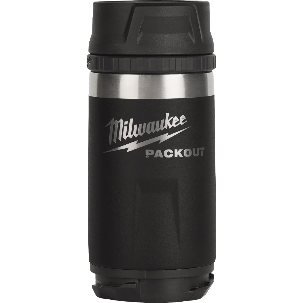 Pure Milwaukee PackOut 12 Oz. Red Insulated Bottle with Sip Lid Elite