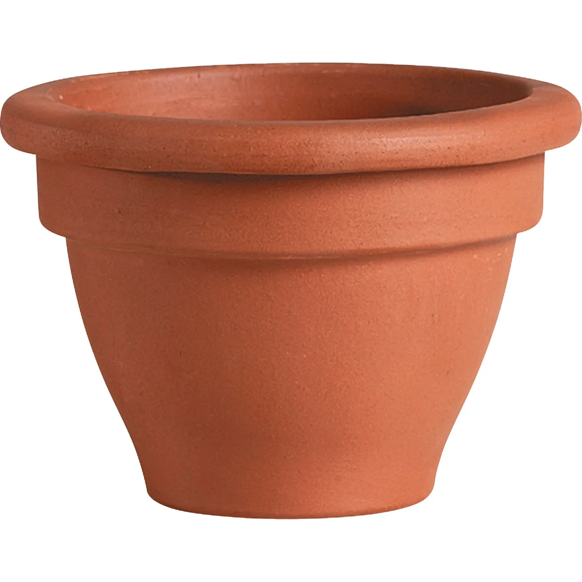 Professional Deroma 4.3 In. Red Terra Cotta Clay Bell Planter Original Design