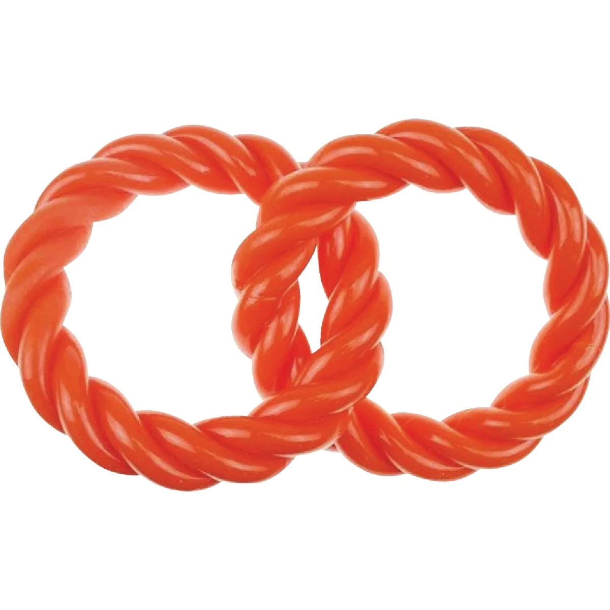 Smart Boss Pet Infinity TPR 2 Rings Orange Dog Toy Specialty