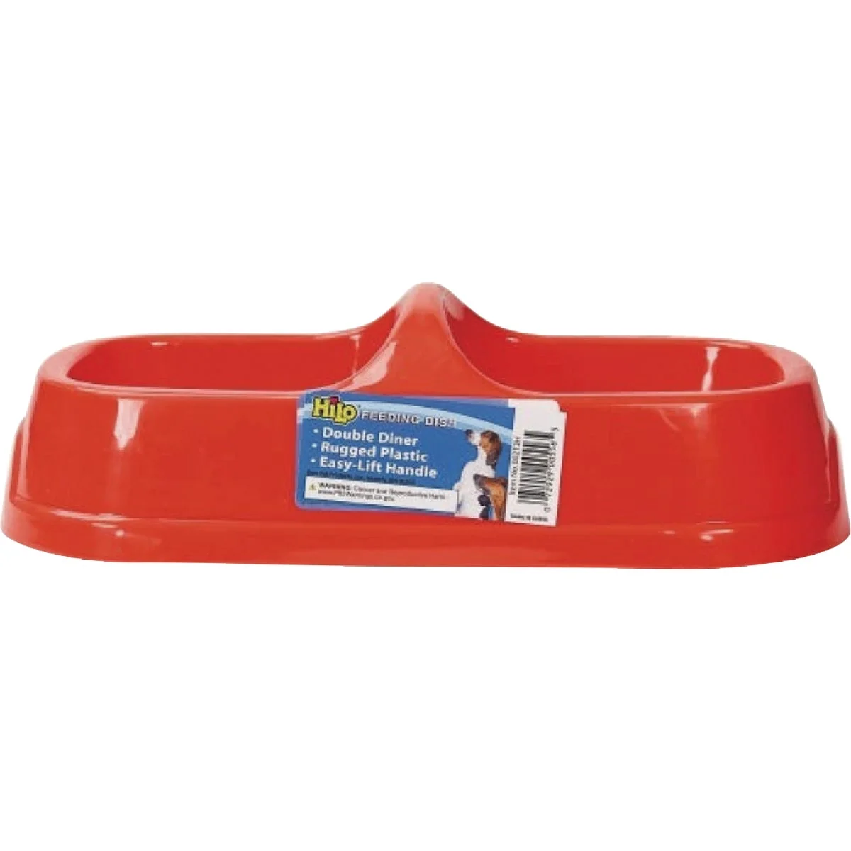 Luxury Boss Pet HiLo Plastic Large Double Diner Smooth