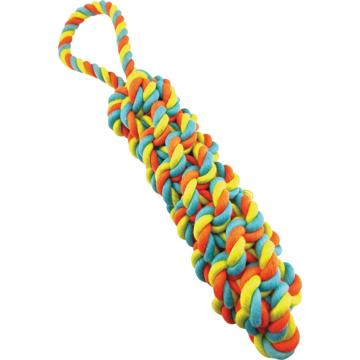 Dependable Boss Pet Chomper Woven Rope Monkey Fist Tug Dog Toy Superior