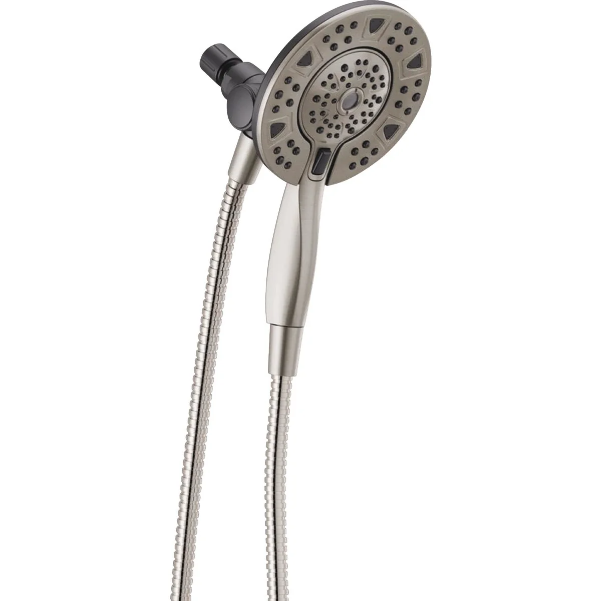 Lightweight Delta In2ition 4-Spray 1.75GPM Two-In-One Shower Brushed Nickel Functional