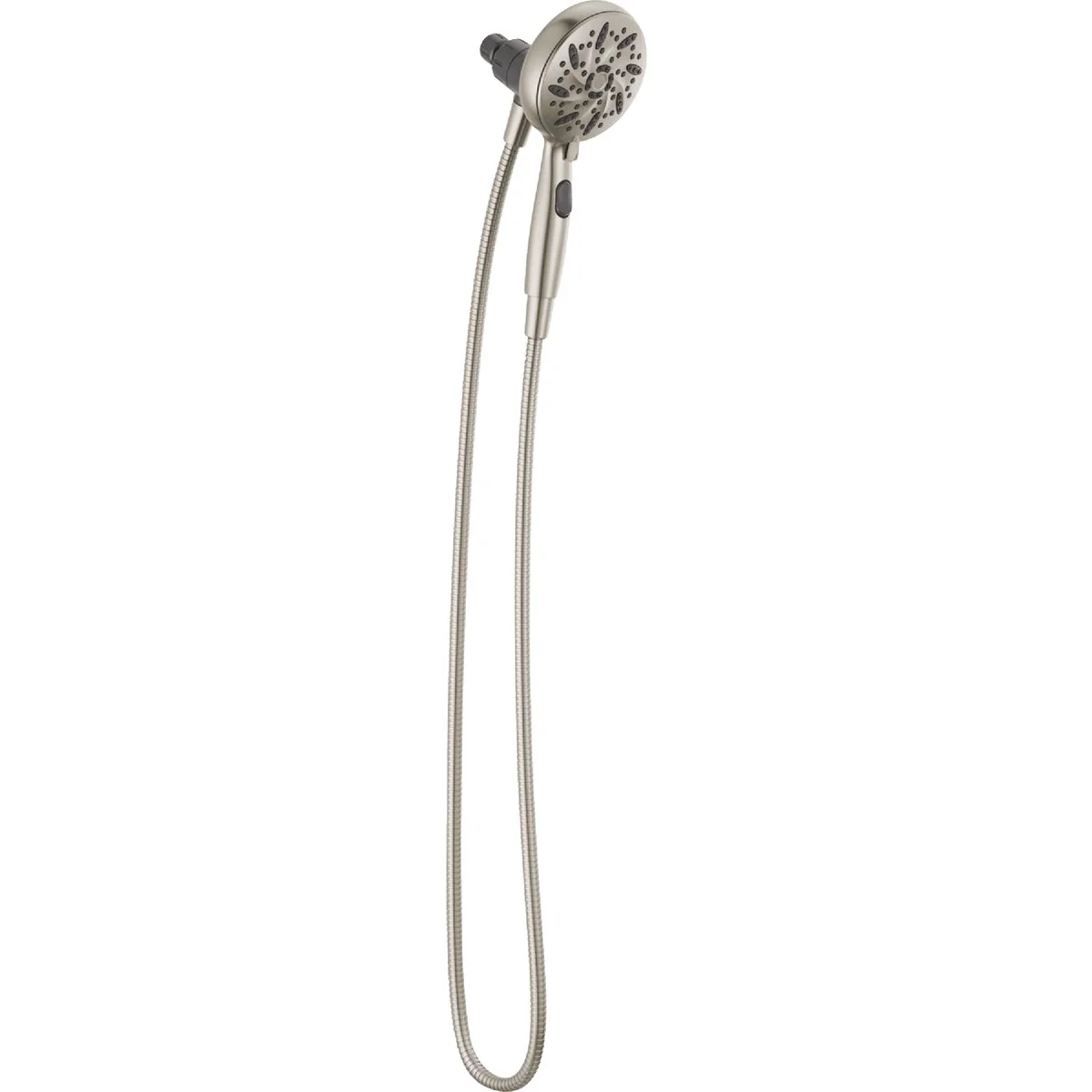 Unique Delta 6-Spray 1.75 GPM Magnetic Hand Shower Satin Nickel Modern
