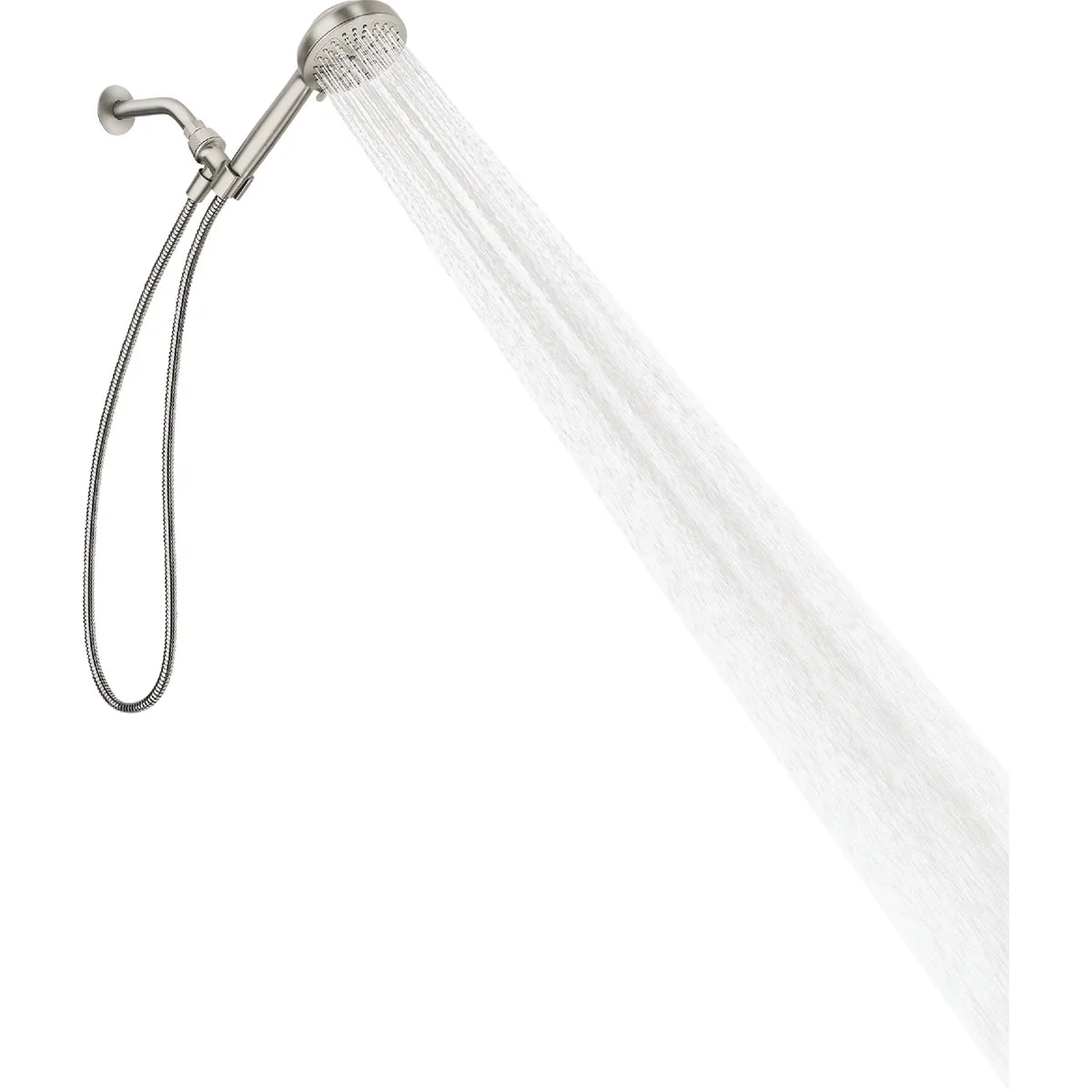 Efficient Moen Hydro Energetix Spot Resistant Brushed Nickel 7-Function Handheld Shower High-Performance