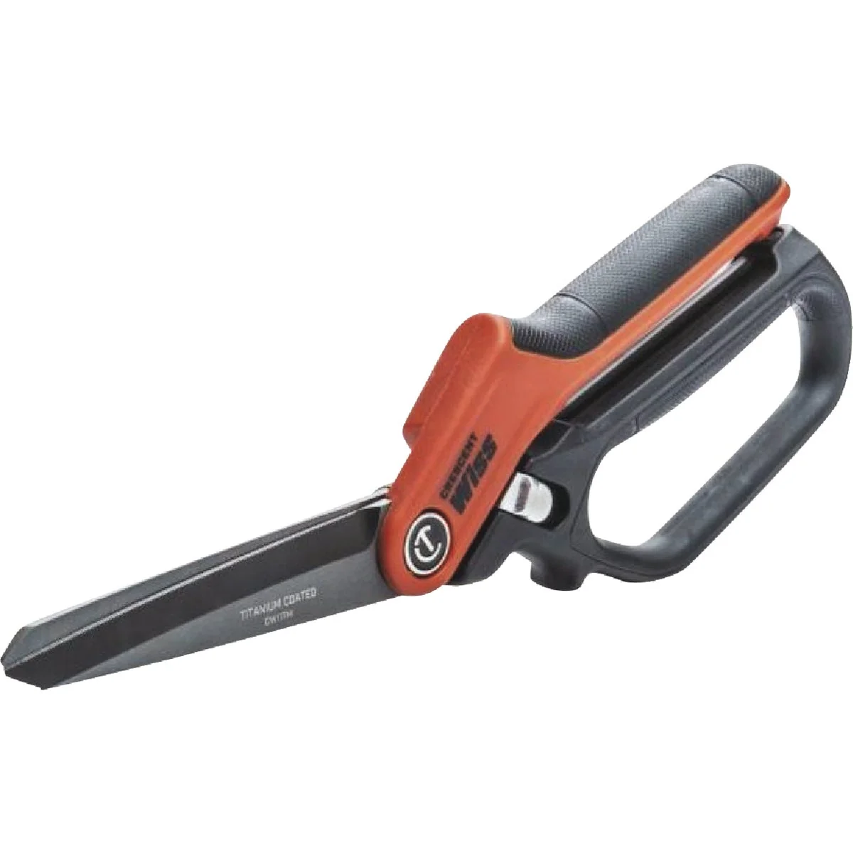 User-Friendly Crescent Wiss 11 In. Heavy-Duty Titanium Coated Single Ring Tradesman Shears Traditional