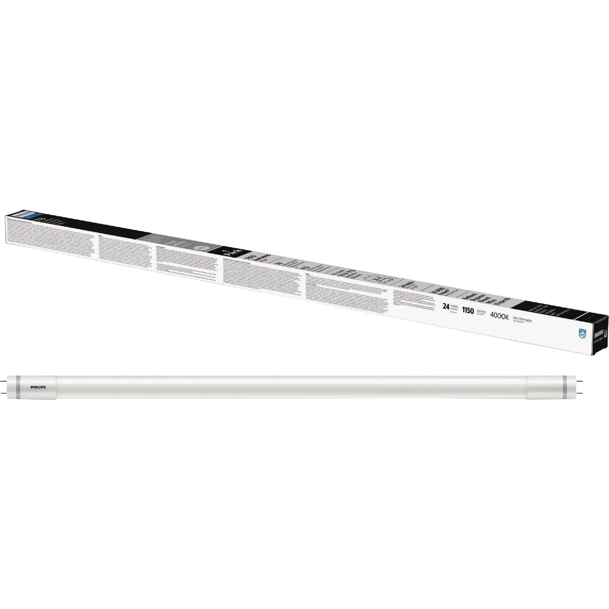 Classic Philips 17W Equivalent 24 In. Cool White T8 Tube G13 Base LED Light Bulb Official