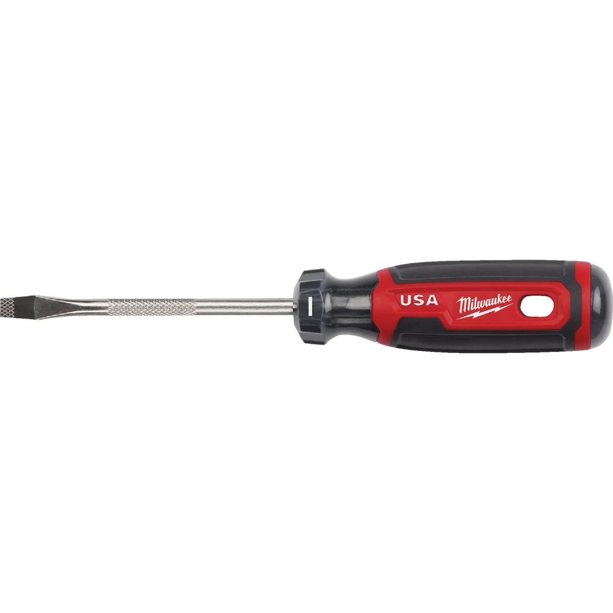 Smart Milwaukee 1 4 In. x 4 In. Slotted Screwdriver with Cushion Grip Artisan