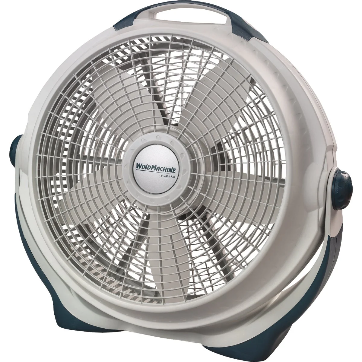 Lightweight Lasko 20 In. Wind Machine 3-Speed Gray Air Circulator Fan Soft