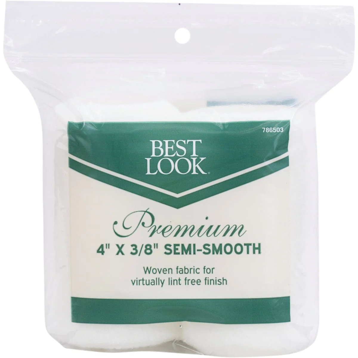 Environmentally Friendly Look 4 In. x 3 8 In. Premium Woven Trim Roller 2-Pack Advanced