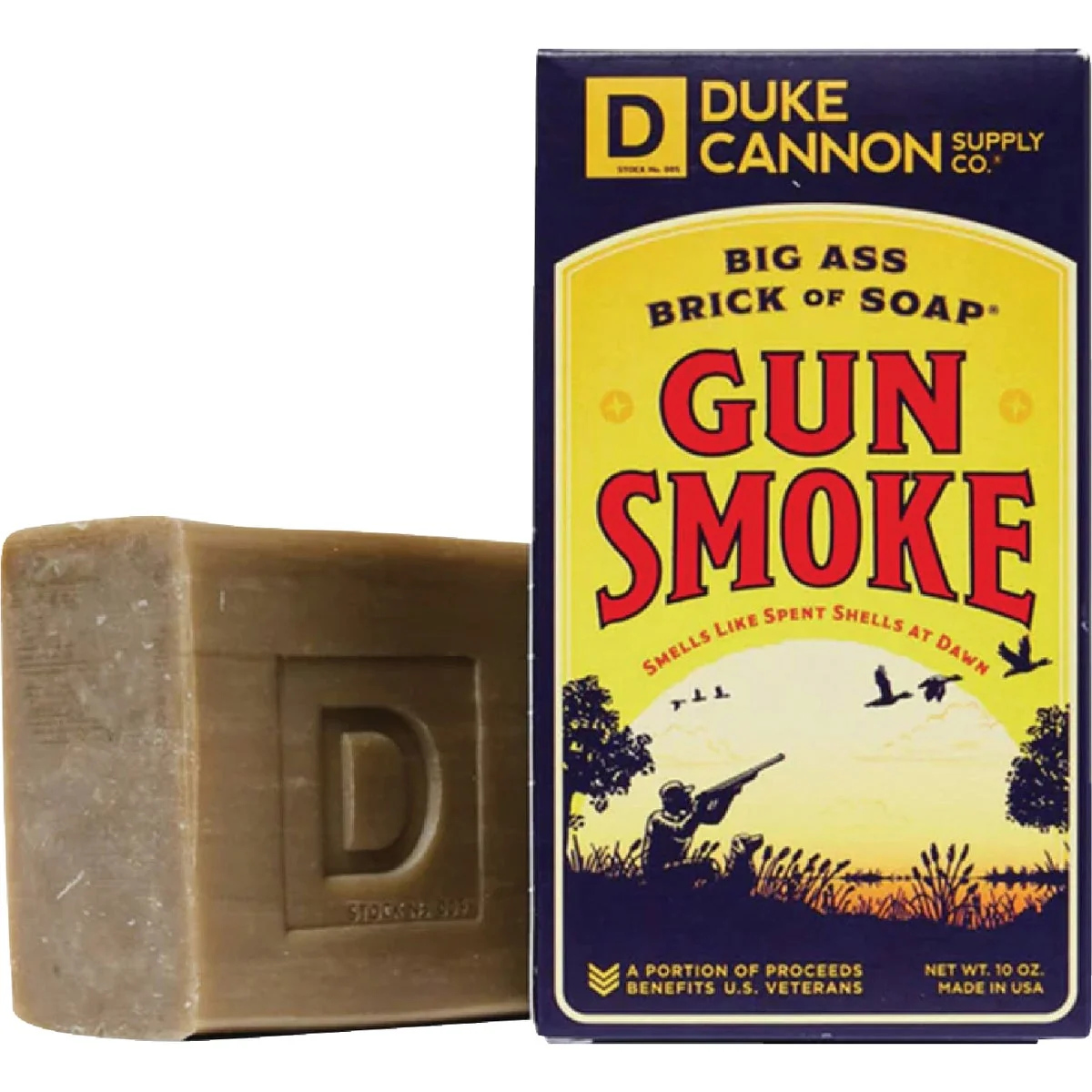 Artisan Duke Cannon 10 Oz. Gun Smoke Big Ass Brick of Soap Versatile