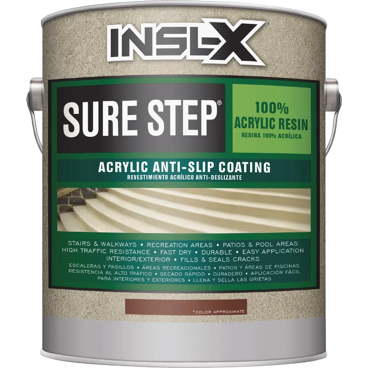 Fashionable INSL-X Sure Step Desert Sand Skid Resistant Concrete Paint 1 Gal. High-End
