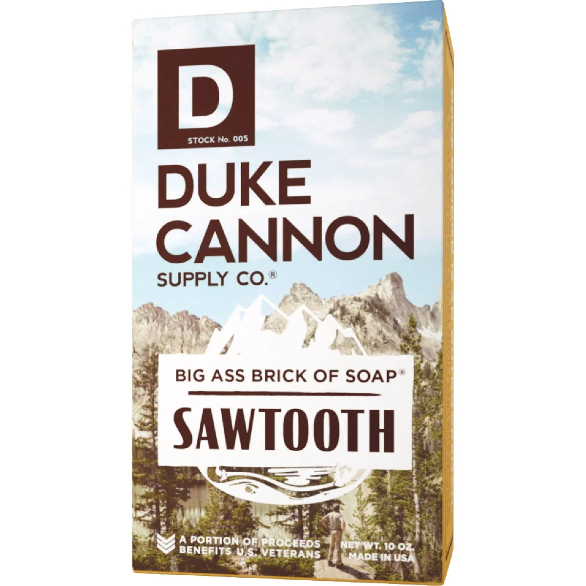 Natural Duke Cannon 10 Oz. Sawtooth Big Ass Bar of Soap First-Class