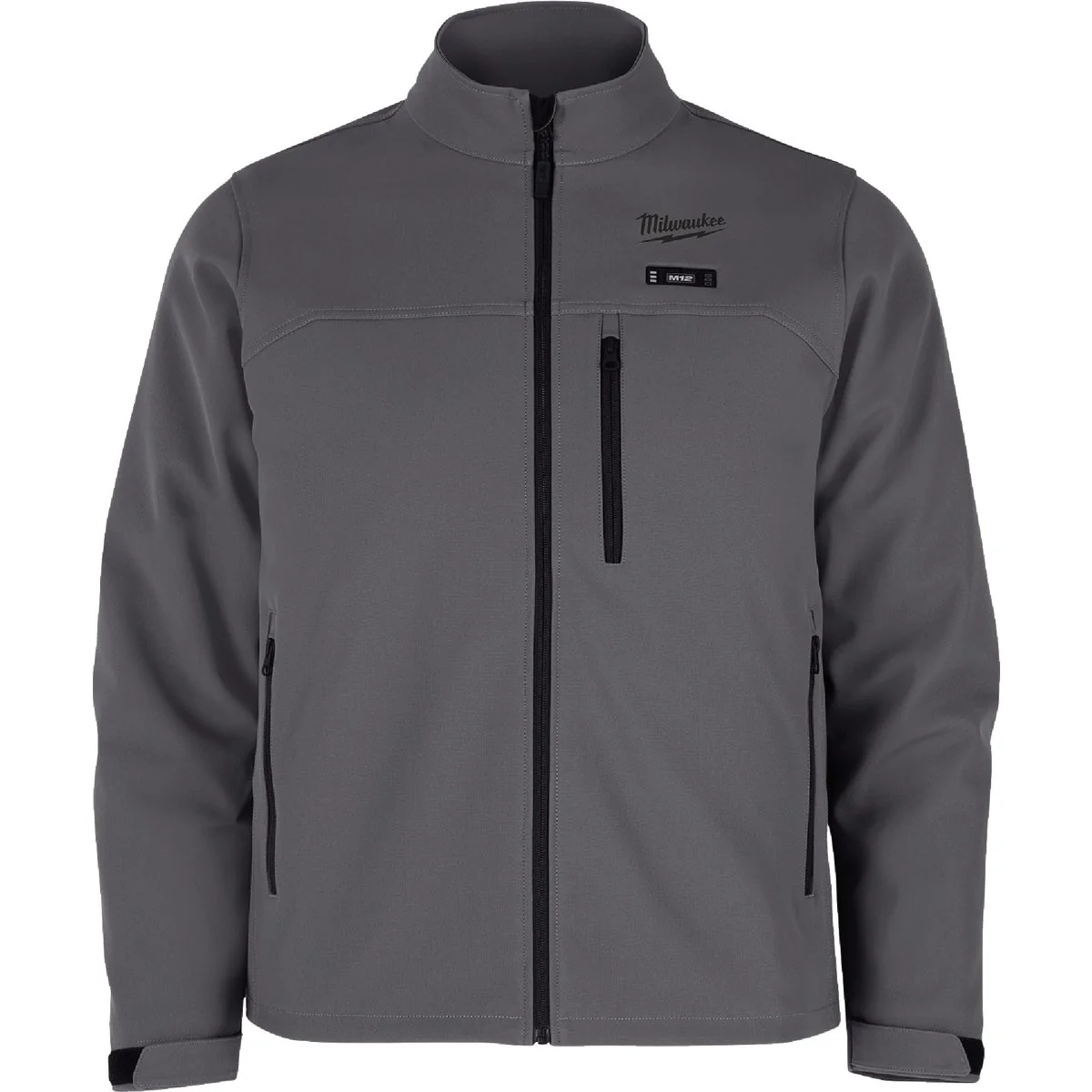 Premium Material Milwaukee M12 TOUGHSHELL Men’s Gray Cordless Heated Jacket XL Versatile