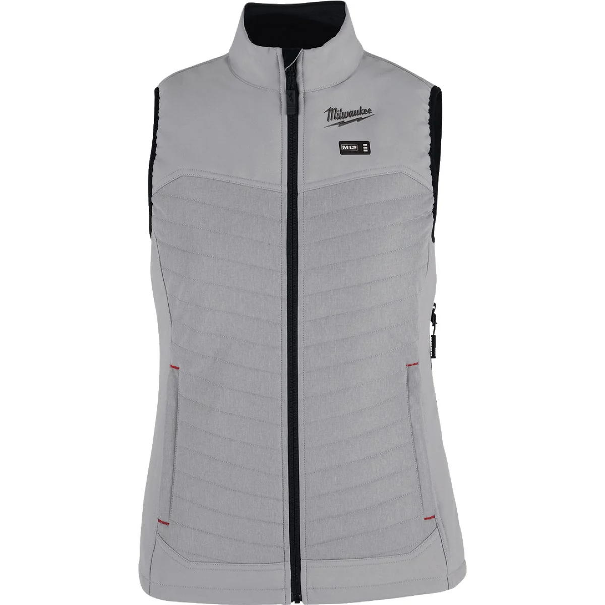 Convenient Milwaukee M12 AXIS Women’s Gray Cordless Heated Vest M Fine Crafted