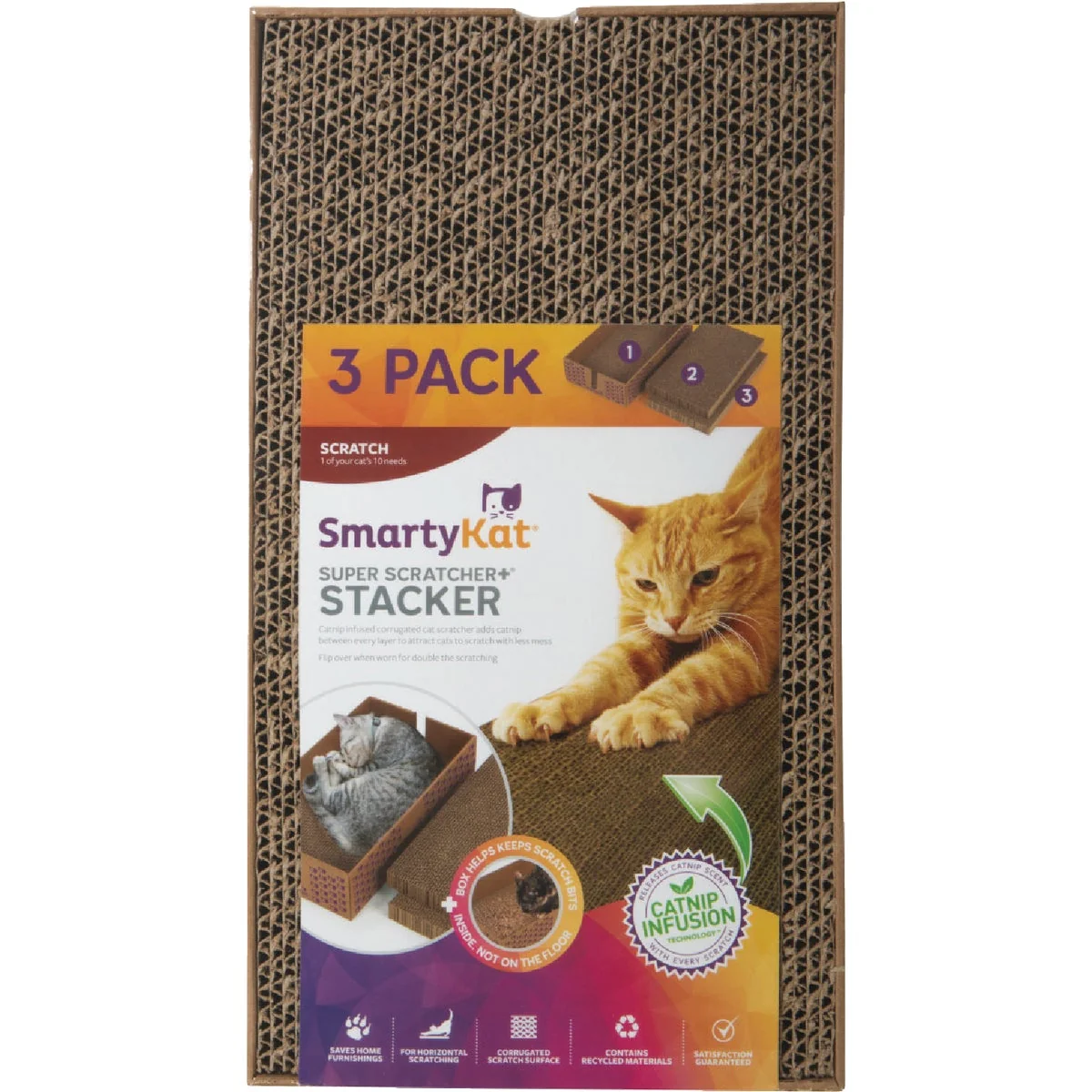 Secure SmartyKat Super Scratcher Cat Scratcher Practical