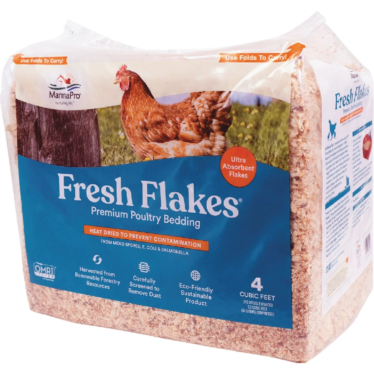 High-Quality Manna Pro Fresh Flakes 12 Lb. Poultry Bedding Classic