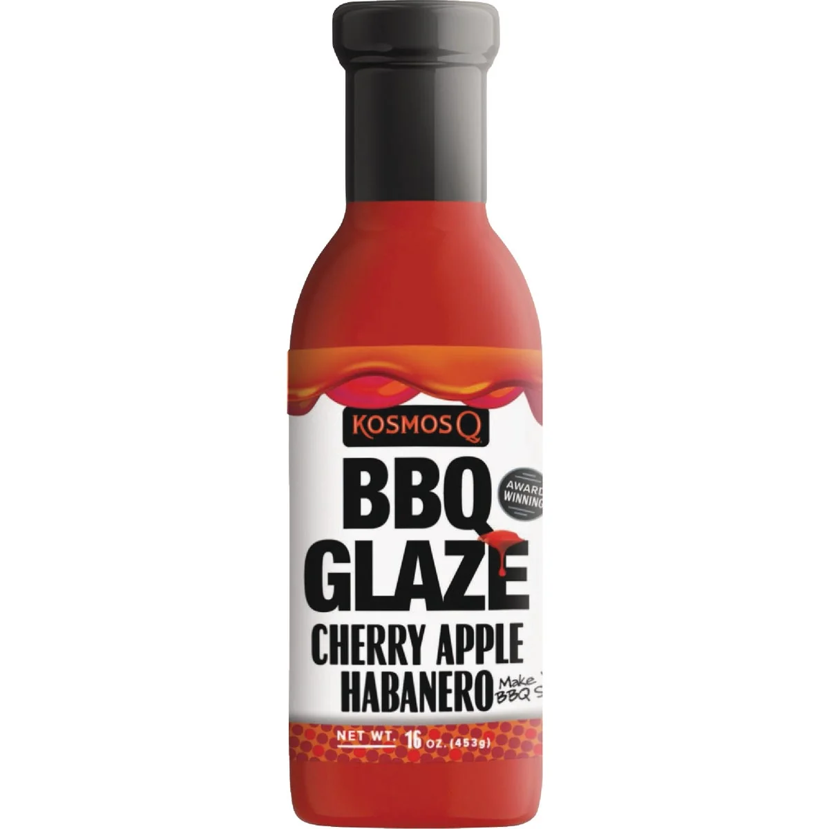 Long-Lasting Kosmos Q 16 Oz. Cherry Apple Habanero BBQ Glaze Proven