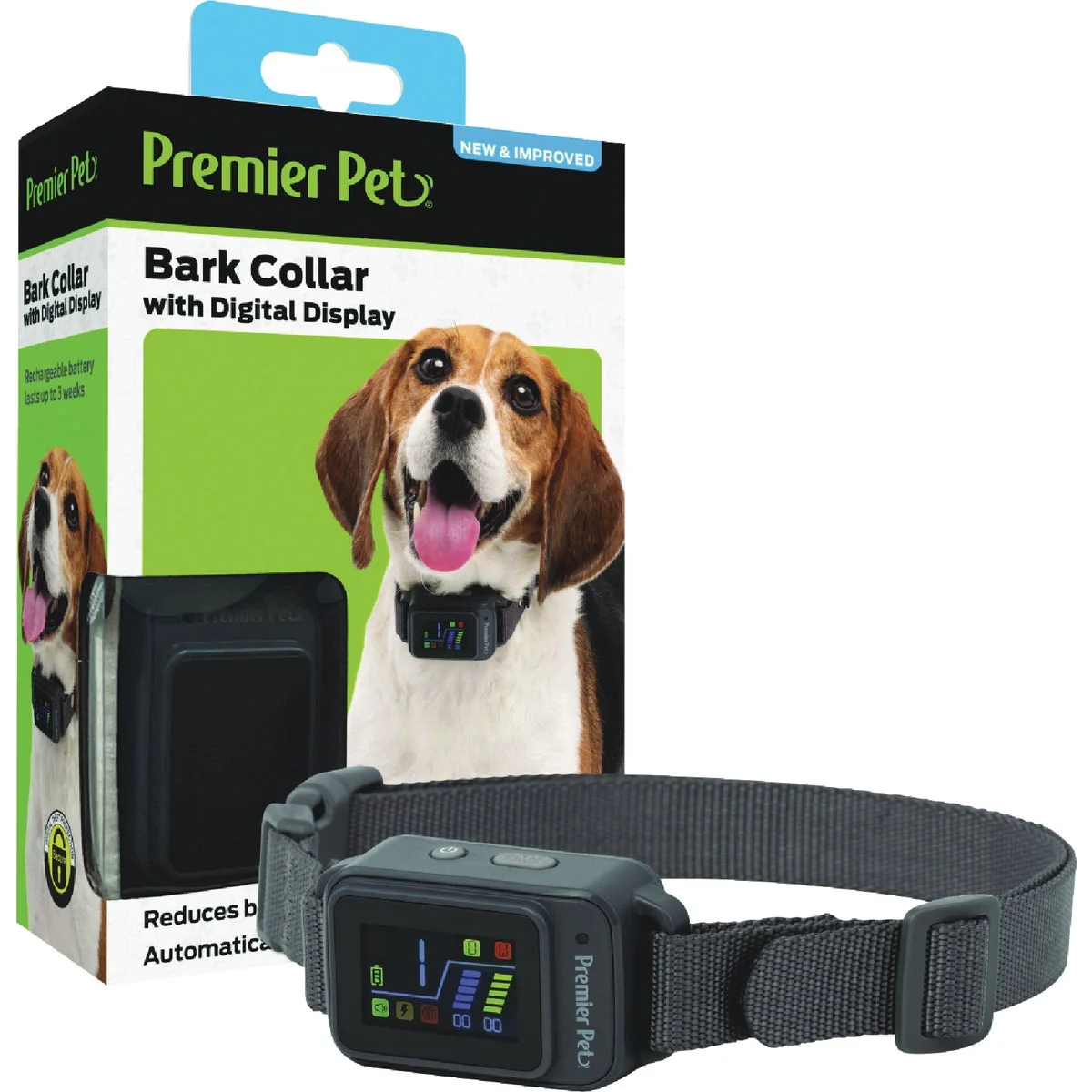 Environmentally Friendly Premier Pet Bark Collar with Digital Display Reliable