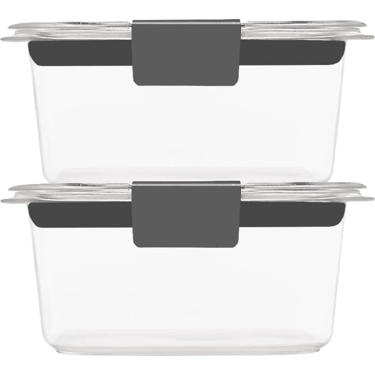 Quality Rubbermaid Brilliance 1.3 Cup Small Value Pack Container 2-Pack Sophisticated