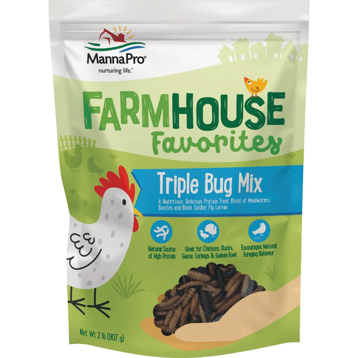 Environmentally Friendly Manna Pro Farmhouse Favorites 2 Lb. Triple Bug Mix Outstanding