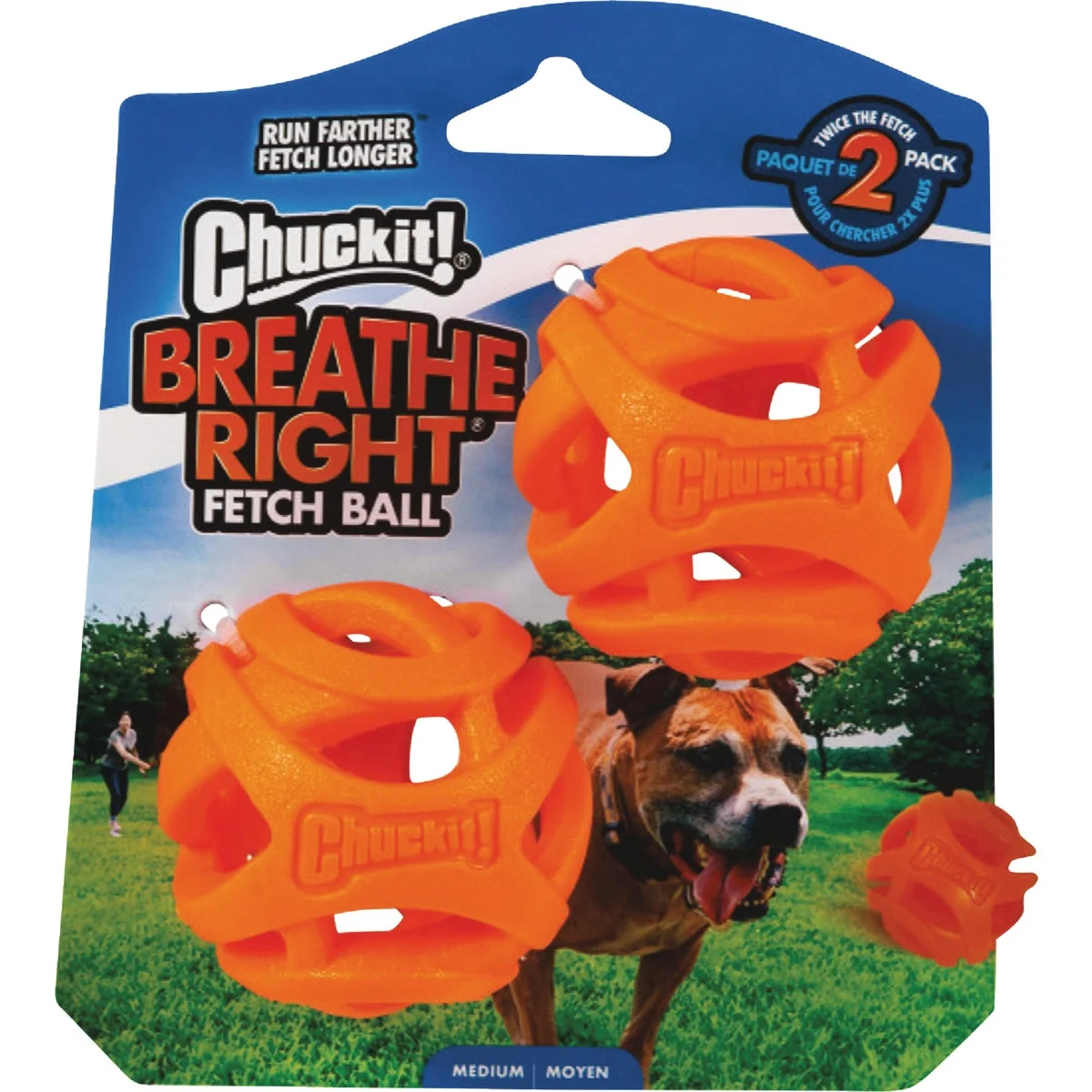 Fashionable Chuckit Breathe Right Medium Ball 2-Pack Detailed