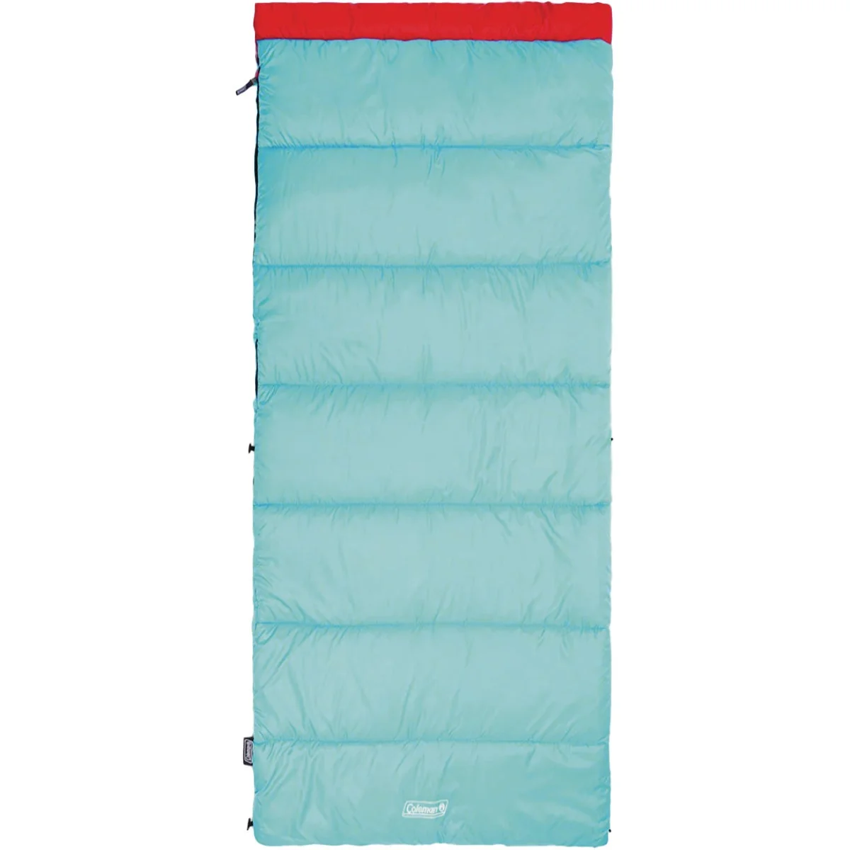 Easy-to-Use Coleman Flatlands 40 Deg F 33 In. W. x 75 In. L. Sleeping Bag World-Class