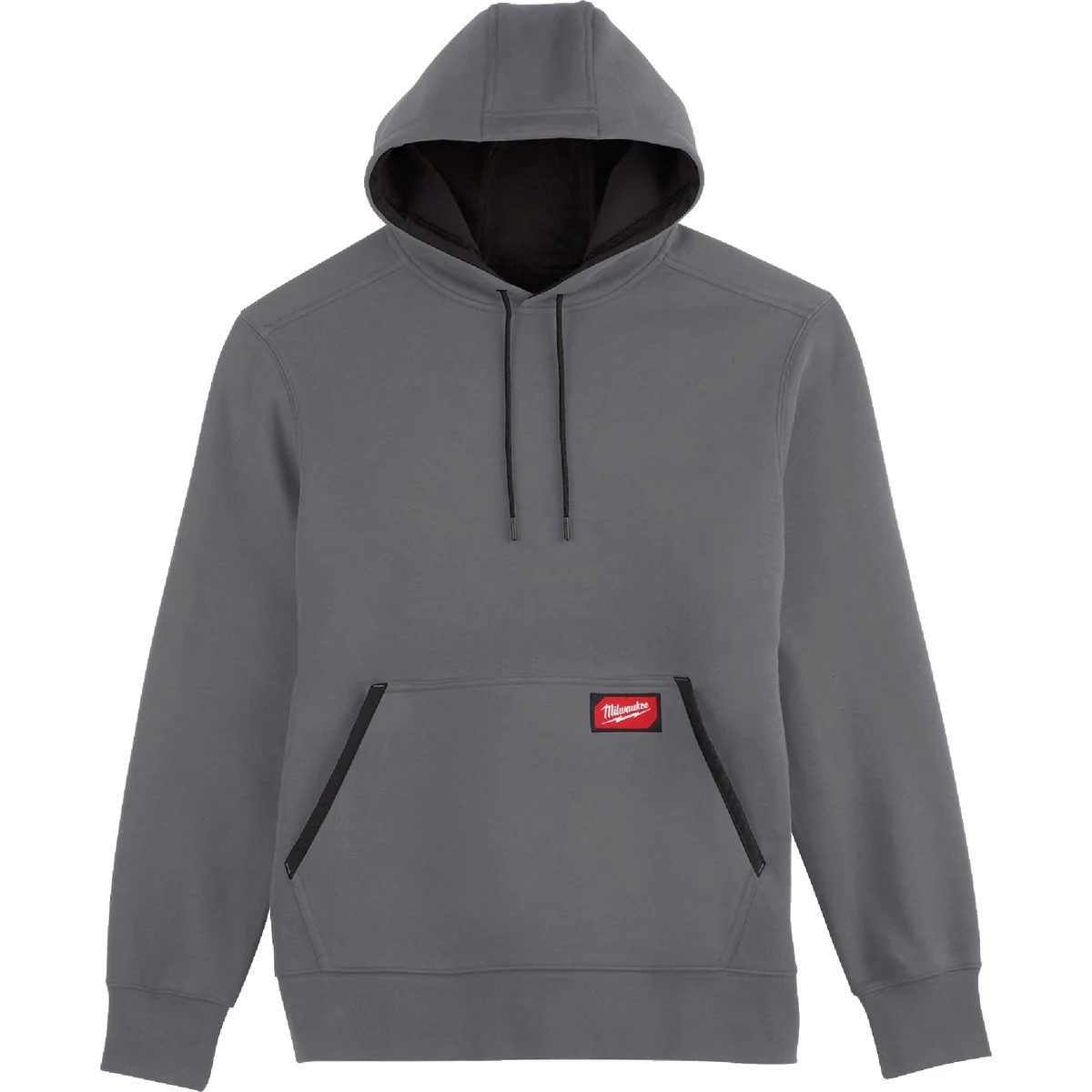 Dependable Milwaukee FLEX Medium Gray Midweight Pullover Hooded Sweatshirt Long-Lasting