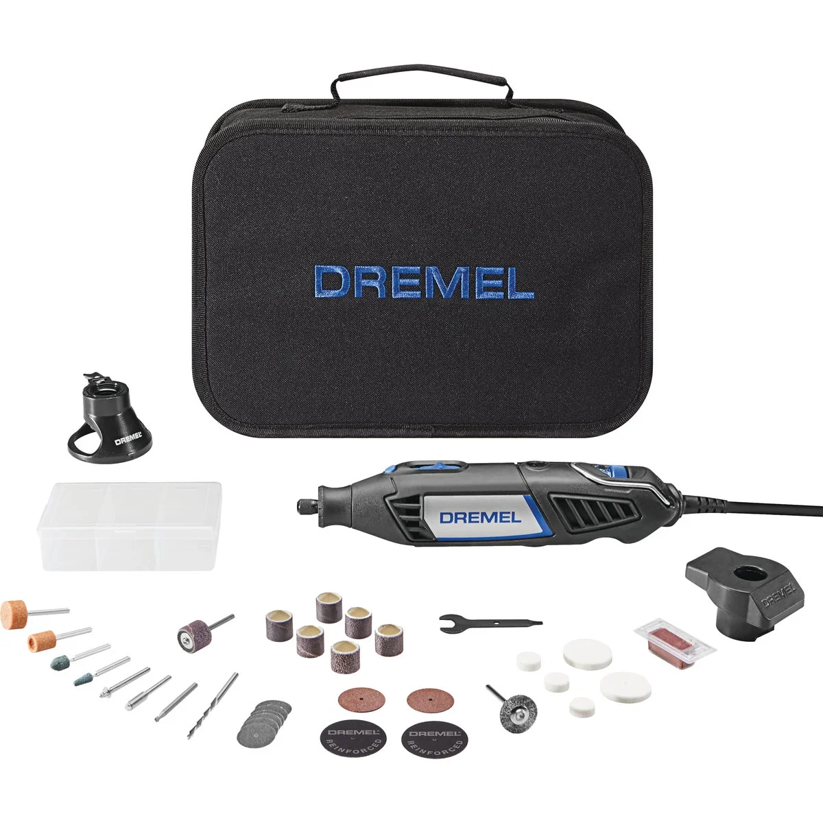 Powerful Dremel 4000 1.6-Amp Variable Speed Electric Rotary Tool Kit 32 Accessories 2 Attachments Quality