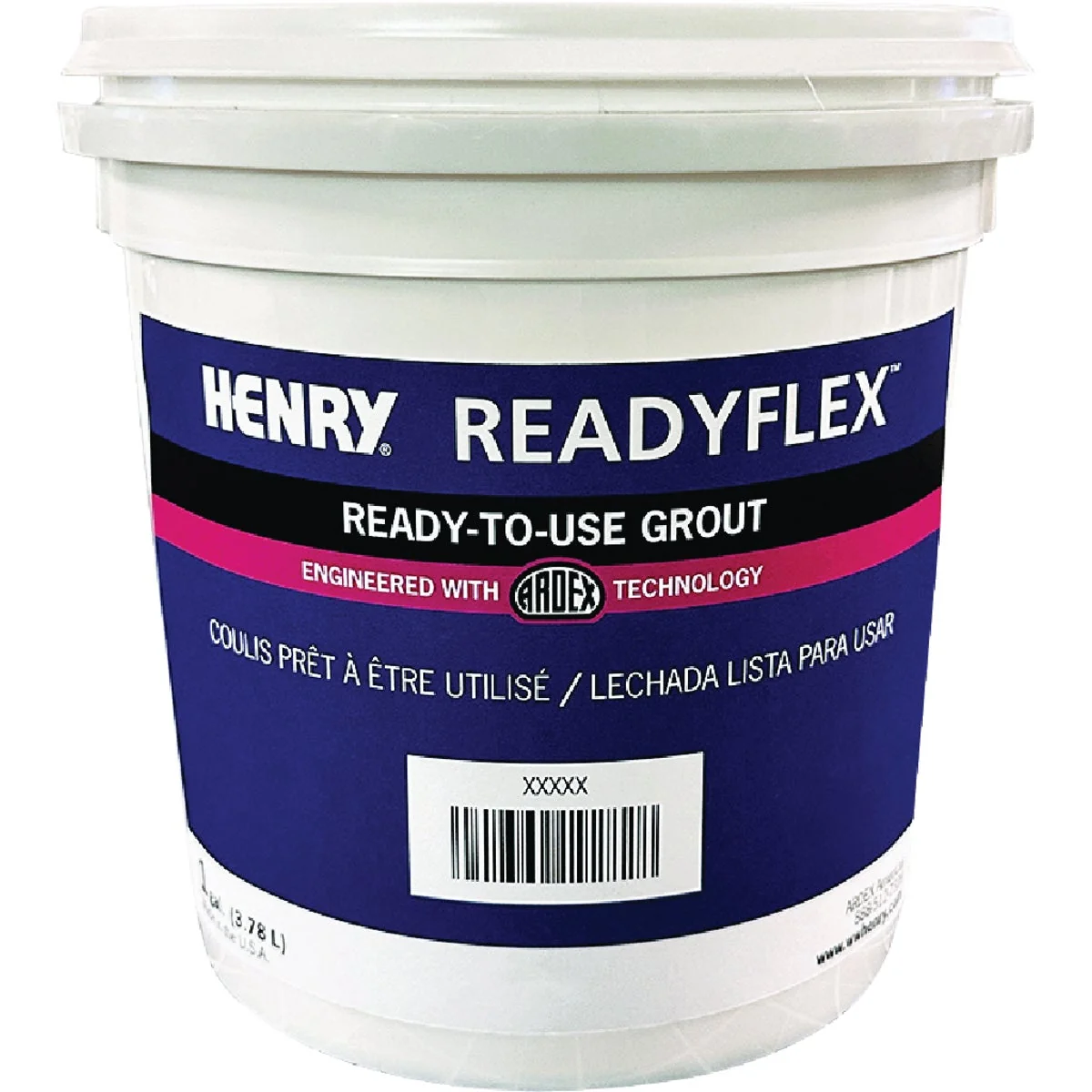 Solid Henry READYFLEX Silver Shimmer Premixed Tile Grout 1 Gal. Casual