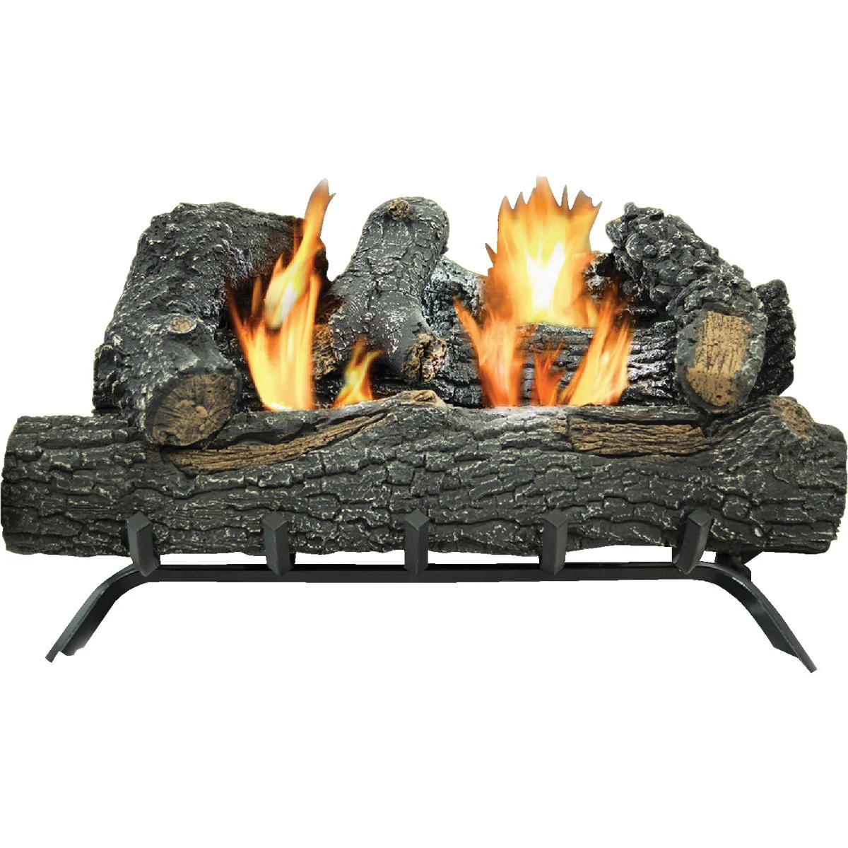 Proven Comfort Glow 24 In. L 30 000 BTU Black Forest Vent- Gas Logs Practical