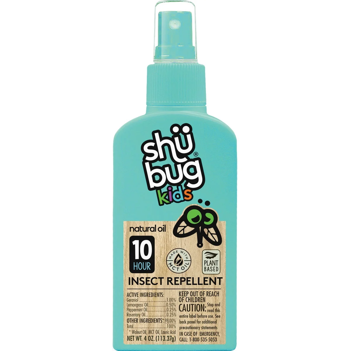 Lightweight Shubug Kids 4 Oz. Pump Spray Insect Repellent Luxury