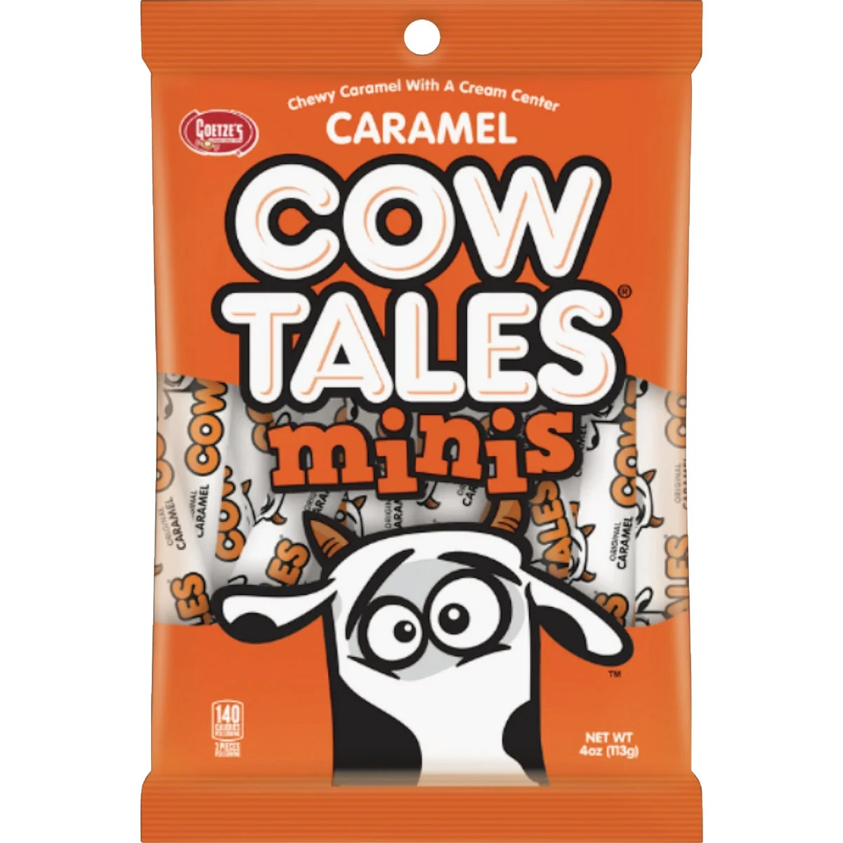 High-Quality Goetze’s 4 Oz. Caramel Cow Tales Secure